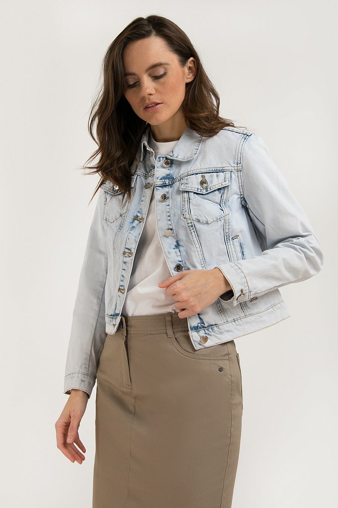 Куртка джинсовая женская, Модель S20-15005, Фото №3