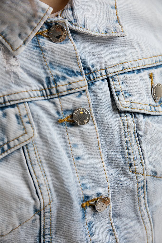 Куртка джинсовая женская, Модель S20-15005, Фото №6