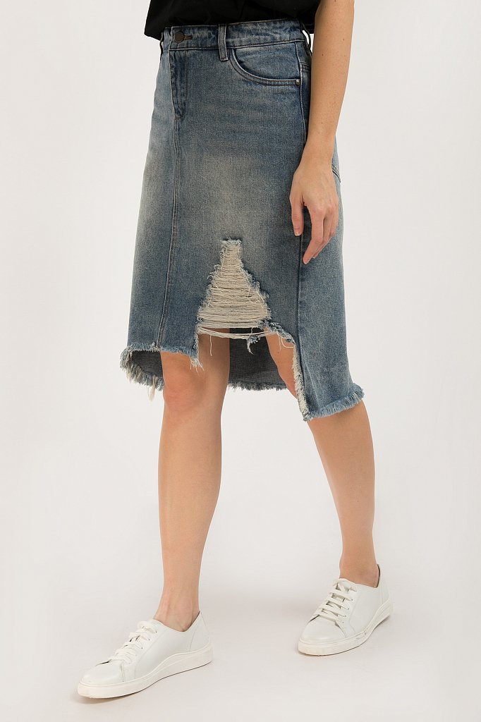 Юбка джинсовая женская, Модель S20-15012, Фото №2