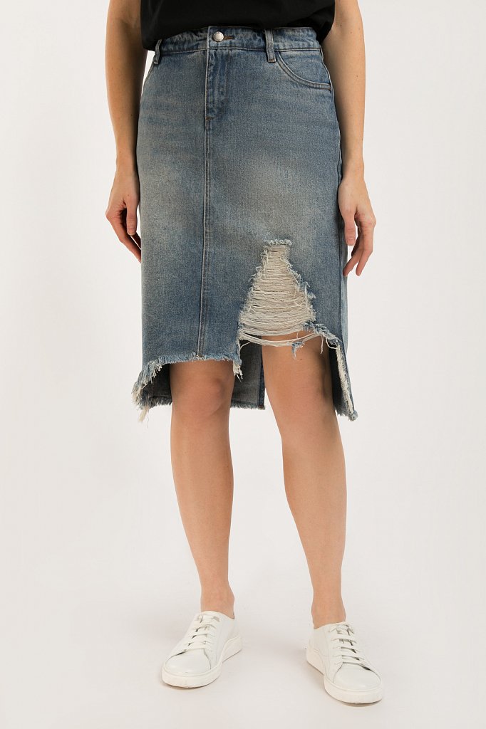 Юбка джинсовая женская, Модель S20-15012, Фото №4