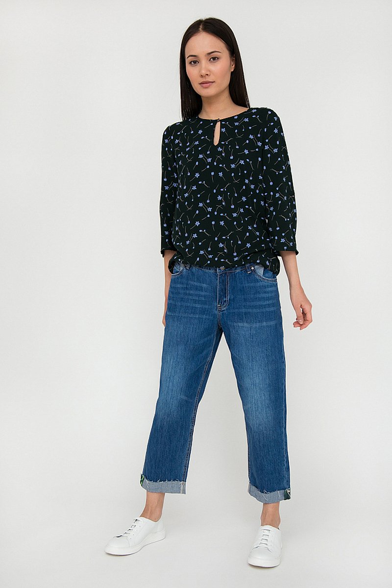 Бриджи джинсовые женские, Модель S20-15017, Фото №1