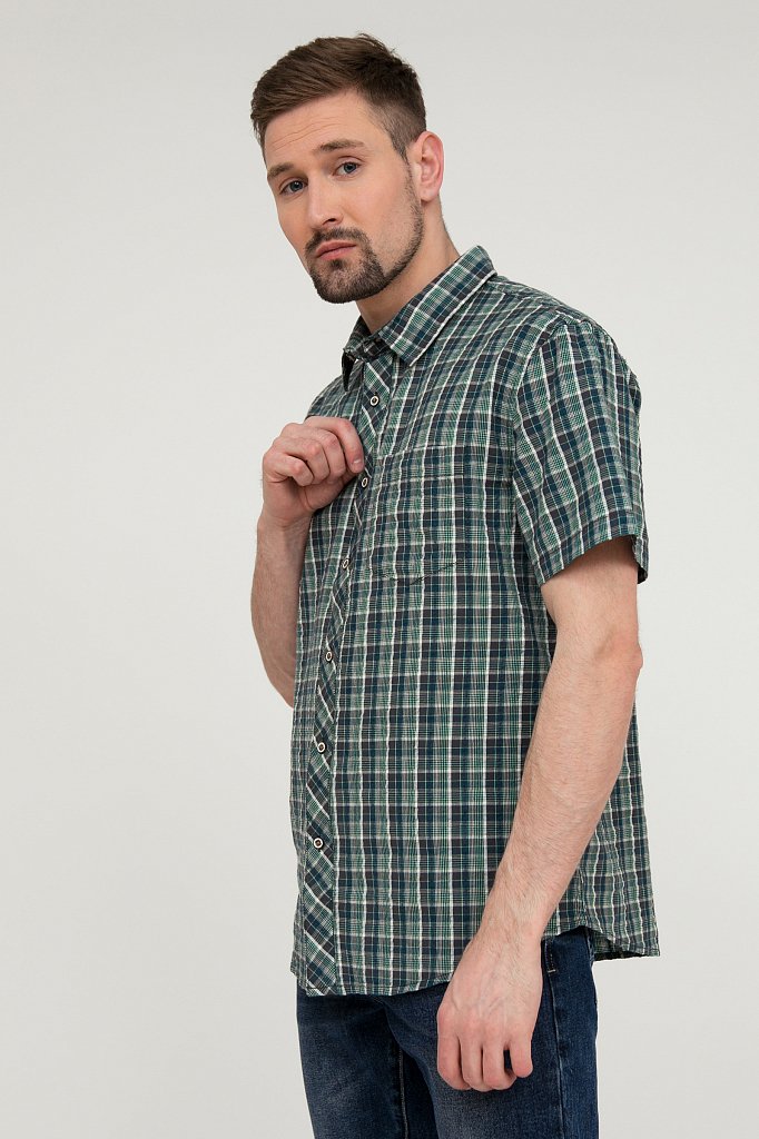 Рубашка мужская, Модель S20-22021, Фото №3