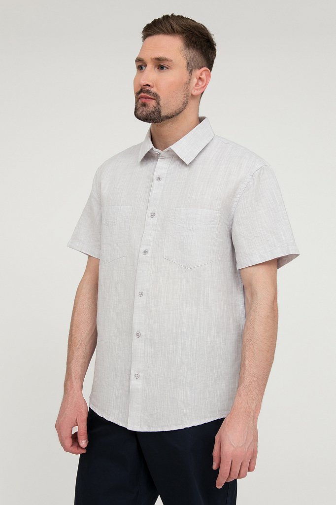 Рубашка мужская, Модель S20-22023, Фото №3