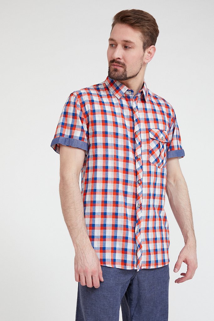 Рубашка мужская, Модель S20-22015, Фото №1