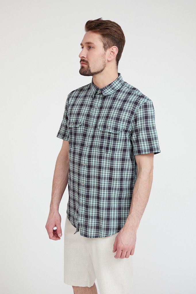 Рубашка мужская, Модель S20-22007, Фото №1