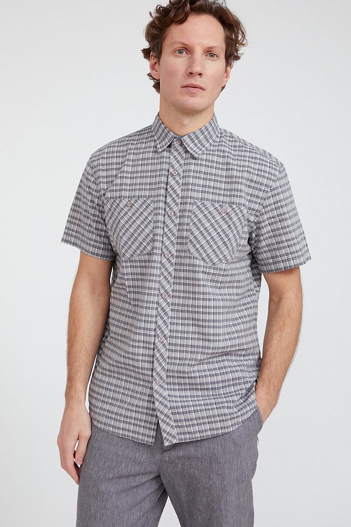 Рубашка мужская, Модель S20-22018, Фото №1