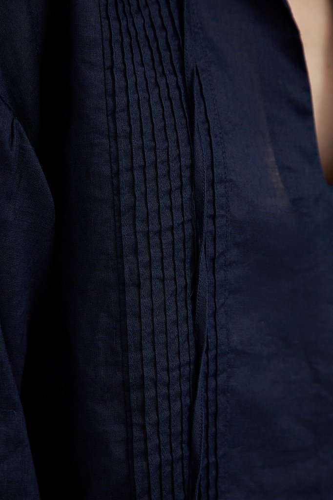 Объемная блузка из рами, Модель S21-110114, Фото №5