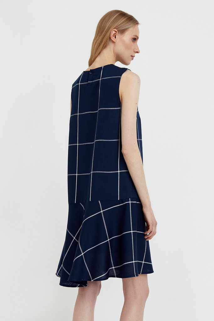 Платье с геометричным принтом, Модель S21-14049, Фото №4