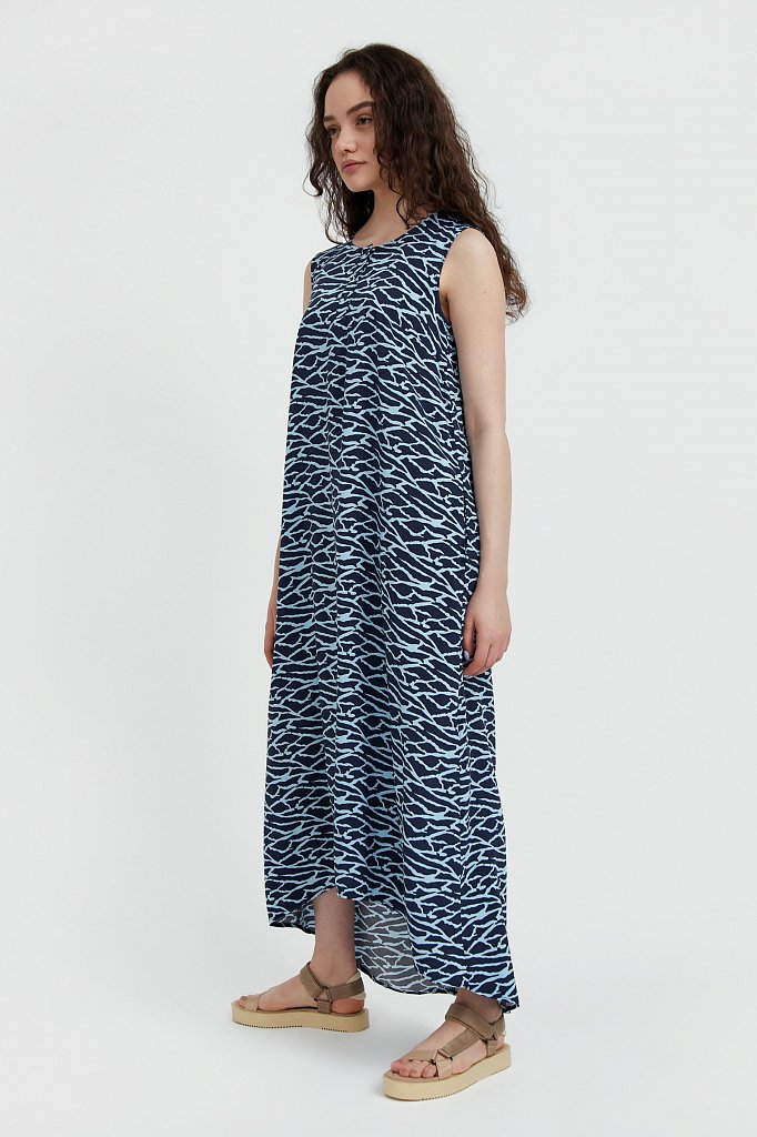 Асимметричное платье макси, Модель S21-14074, Фото №3