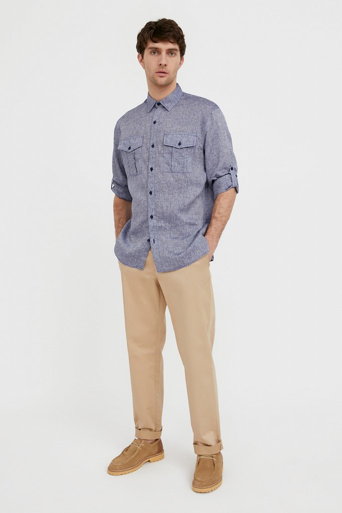 Рубашка мужская, Модель S21-21015, Фото №2