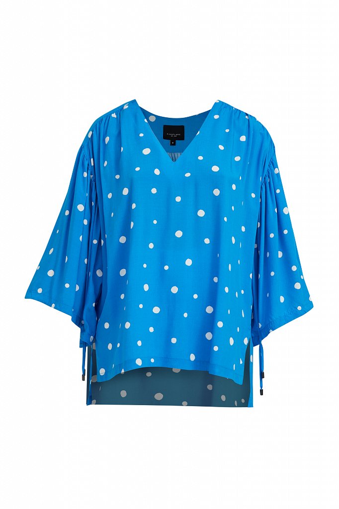 Свободная блуза в горох, Модель S21-11047, Фото №7