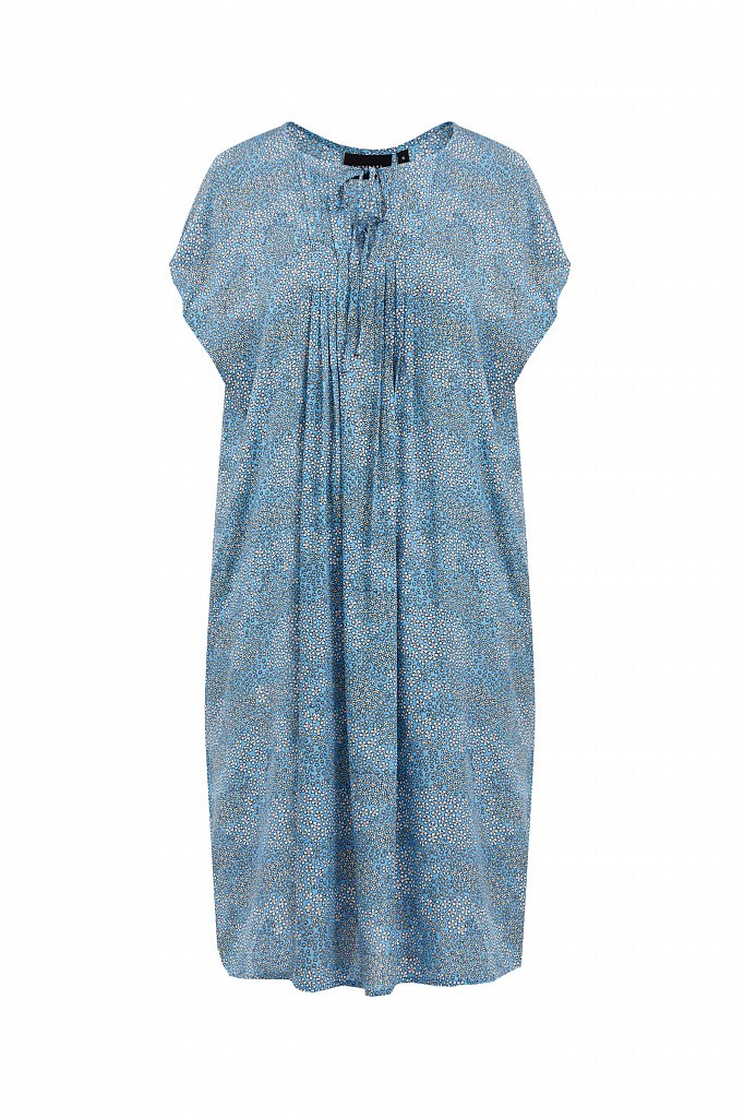 Свободное платье с цветочным принтом, Модель S21-12093, Фото №7