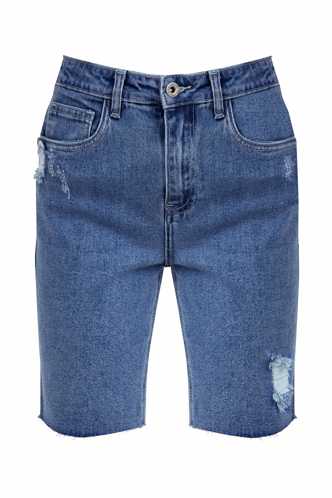 Шорты джинсовые женские, Модель S21-15009, Фото №6