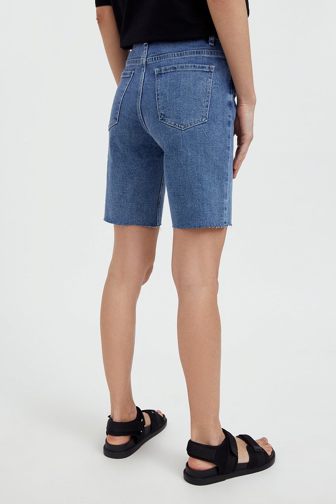 Шорты джинсовые женские, Модель S21-15009, Фото №4