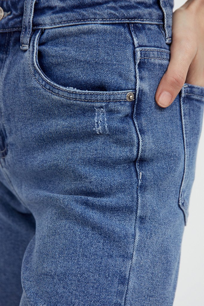 Шорты джинсовые женские, Модель S21-15009, Фото №5
