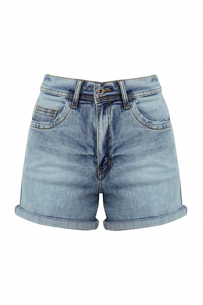 Шорты джинсовые женские, Модель S21-15012, Фото №6