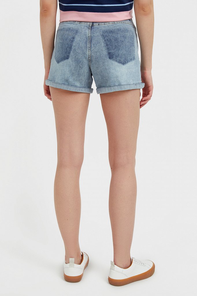 Шорты джинсовые женские, Модель S21-15012, Фото №4