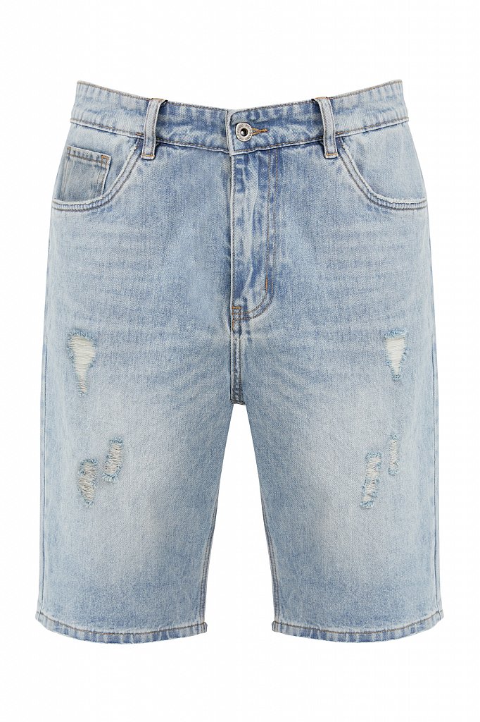 Шорты джинсовые мужские, Модель S21-25003, Фото №6