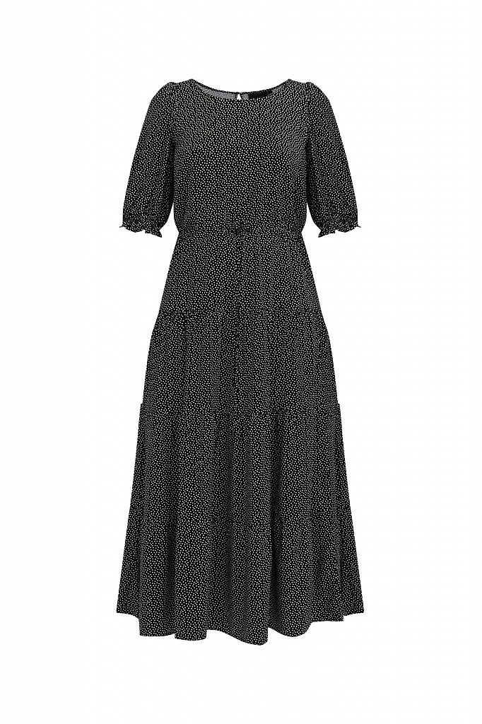 Платье в горох из вискозы, Модель S21-110103, Фото №7