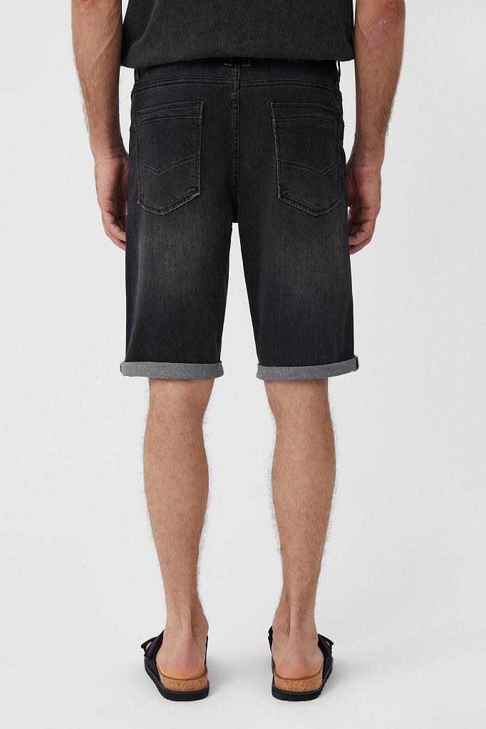 Шорты джинсовые мужские, Модель S21-25004, Фото №4