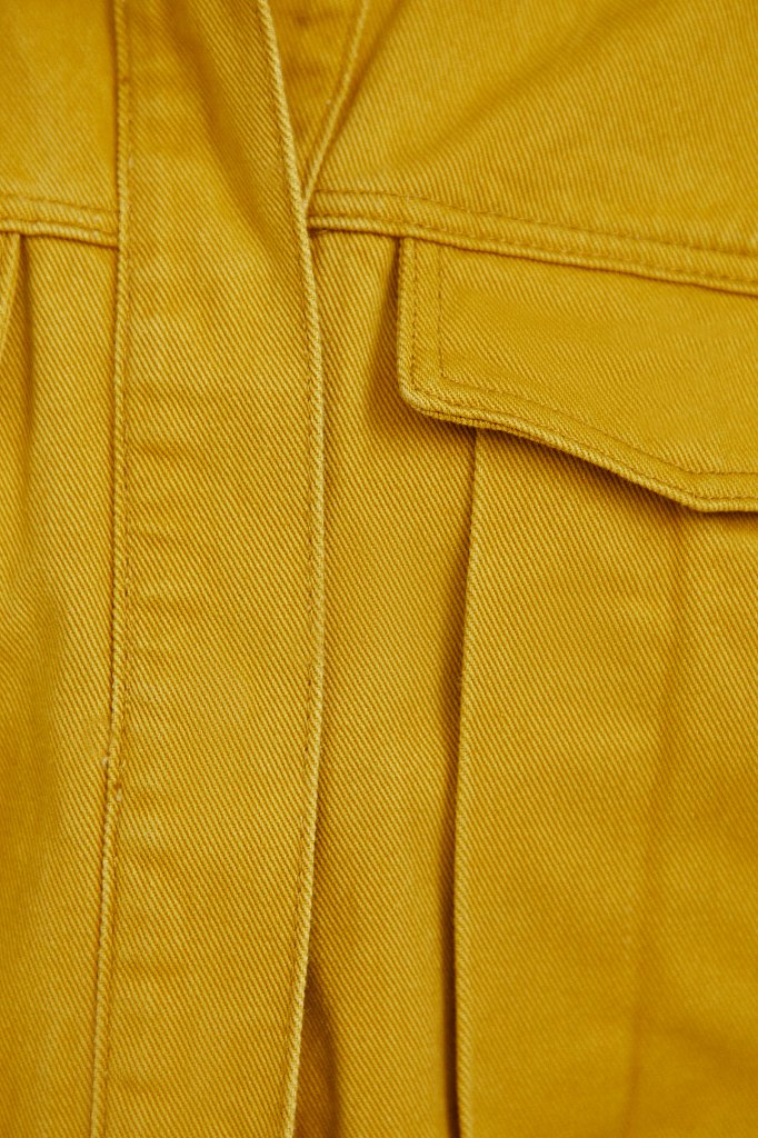 Укороченная куртка из денима, Модель S21-15002, Фото №5