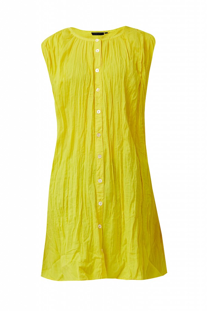 Удлиненная хлопковая блузка, Модель S21-110100, Фото №7