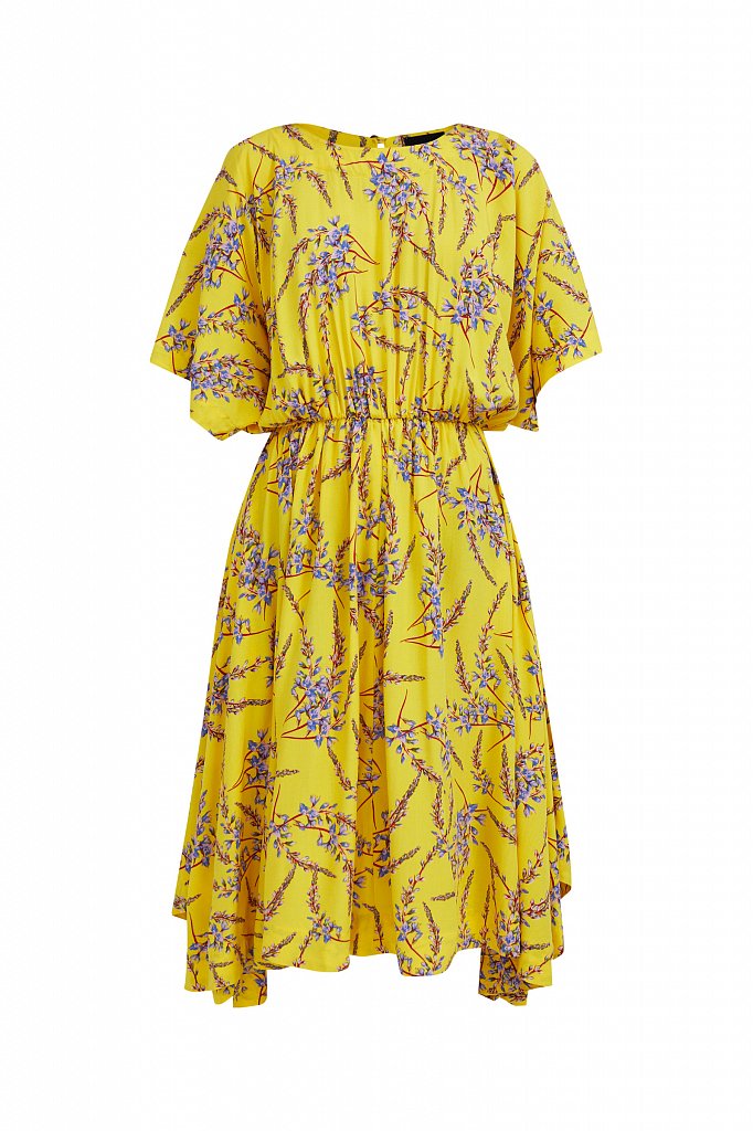 Асимметричное платье с принтом, Модель S21-11065, Фото №7