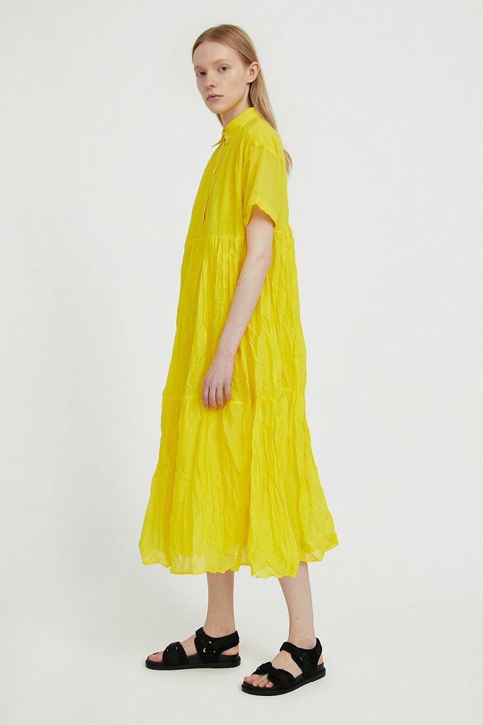 Платье миди из хлопка, Модель S21-11069, Фото №1