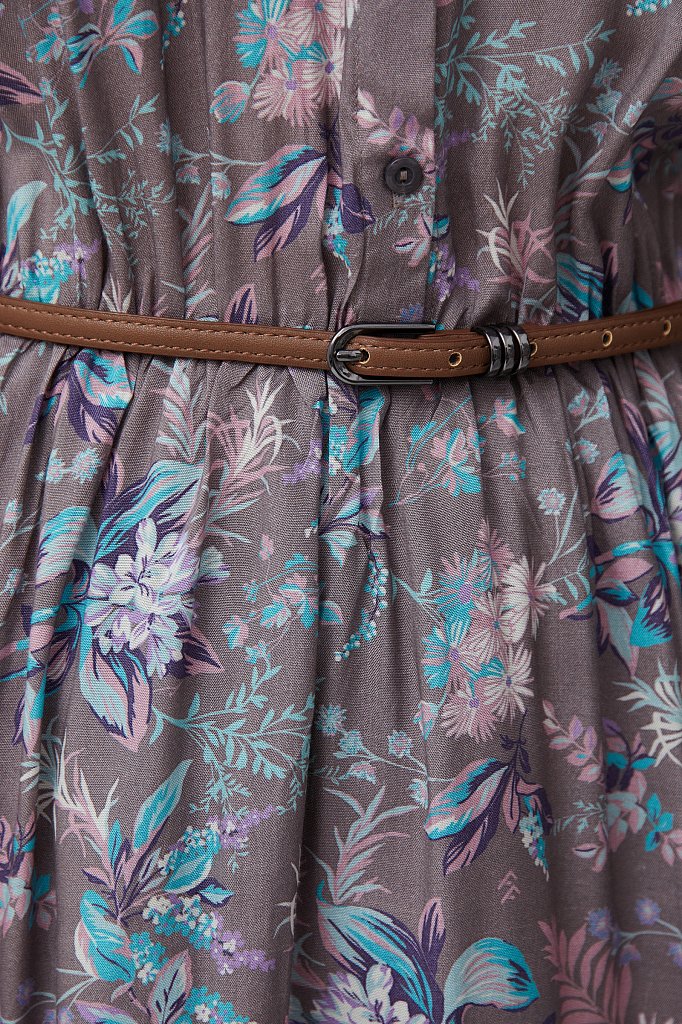 Платье миди с цветочным принтом, Модель S21-12014, Фото №6