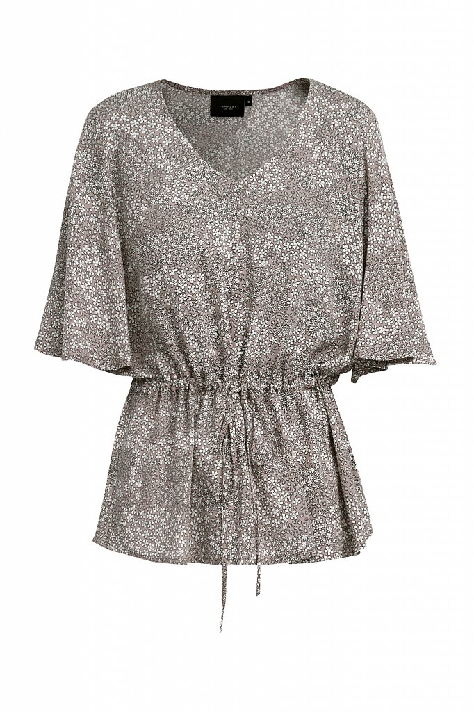Блуза с мелким принтом, Модель S21-12097, Фото №7