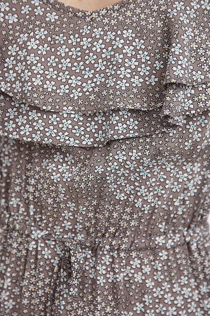 Короткий сарафан с цветочным узором, Модель S21-12099, Фото №6