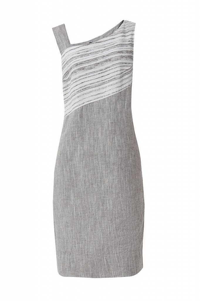 Платье из льна и хлопка, Модель S21-14036, Фото №7