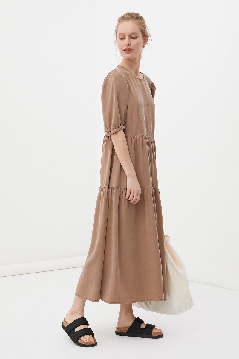 Платье женское из вискозы, Модель S21-15008, Фото №2