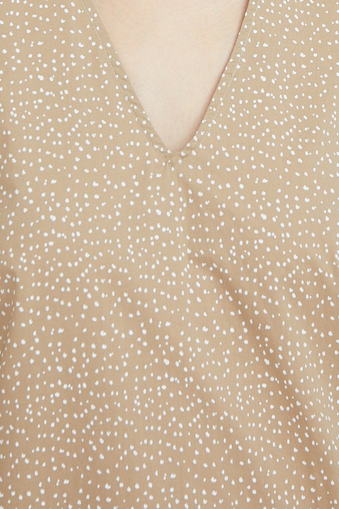Платье асимметричного кроя с принтом, Модель S21-12044, Фото №5