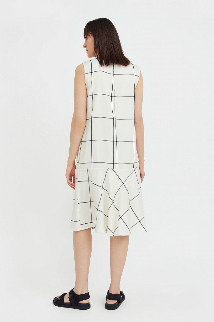 Платье с геометричным принтом, Модель S21-14049, Фото №4