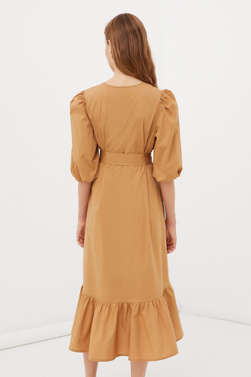 Платье женское из хлопка, Модель S21-12044, Фото №4
