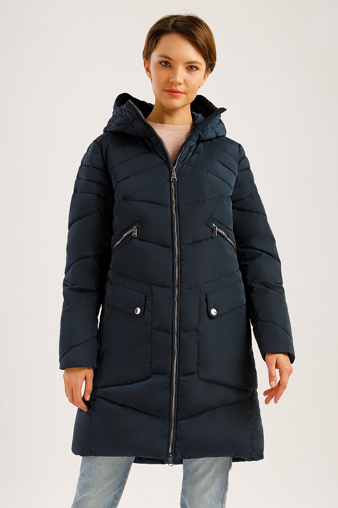Пальто женское, Модель W19-11011, Фото №1