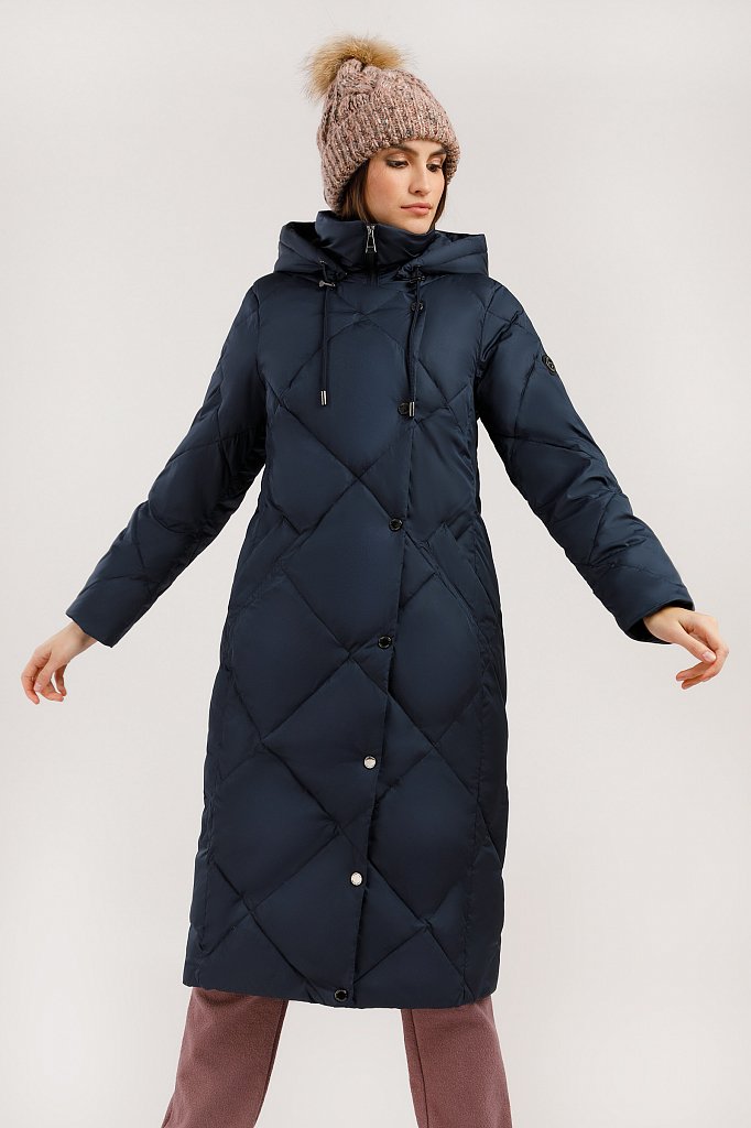 Пальто женское, Модель W19-11028, Фото №1