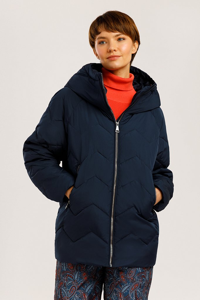 Куртка женская, Модель W19-12016, Фото №1