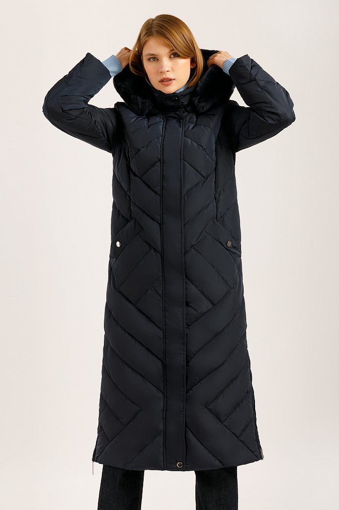 Пальто женское, Модель W19-12026, Фото №1