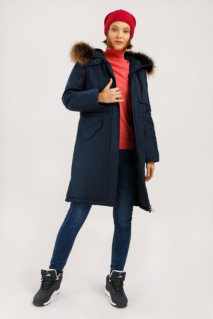 Пальто женское, Модель W19-12045, Фото №2