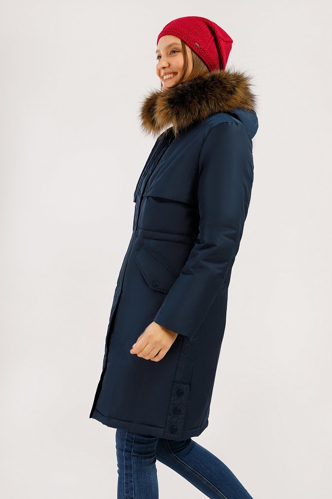 Пальто женское, Модель W19-12045, Фото №3