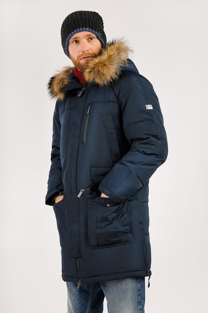 Пальто мужское, Модель W19-22003, Фото №3