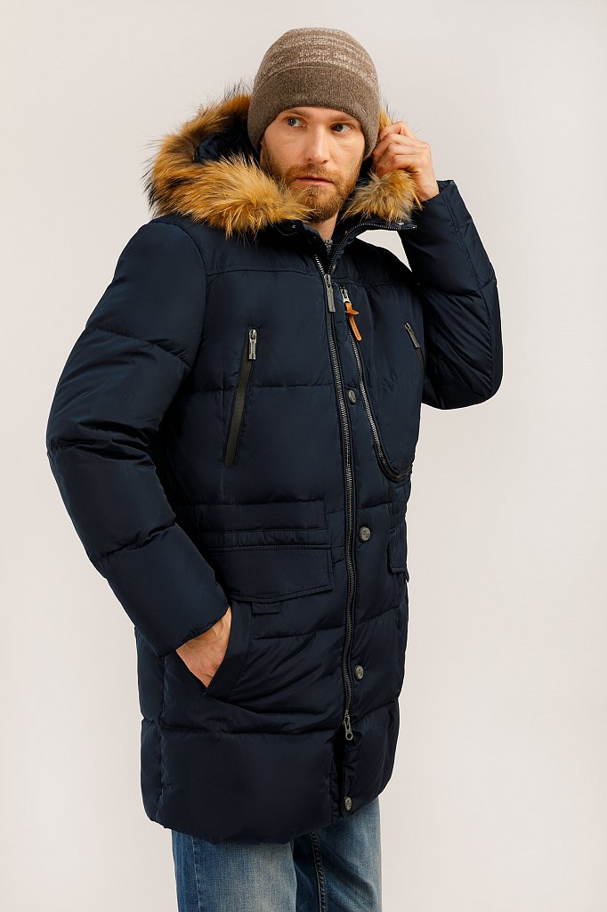 Пальто мужское, Модель W19-22027, Фото №3