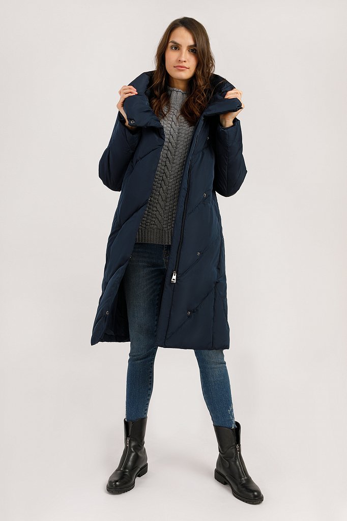 Пальто женское, Модель W19-32007, Фото №2