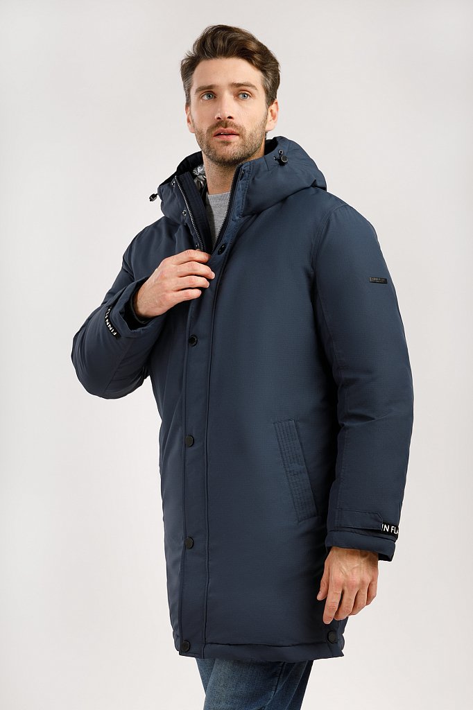Пальто мужское, Модель W19-42008, Фото №3