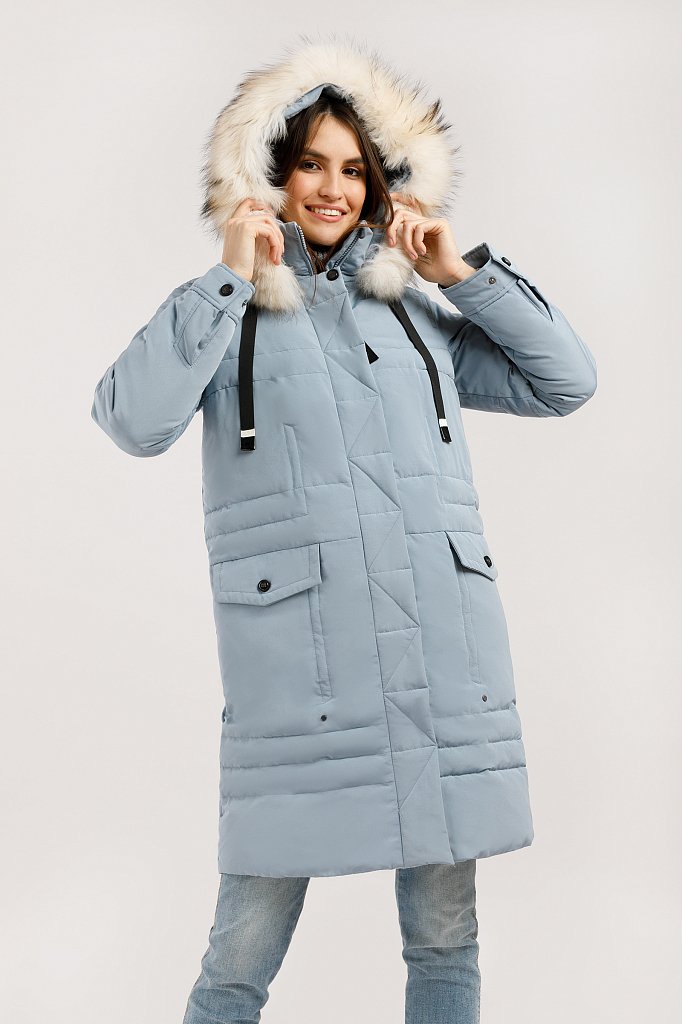 Пальто женское, Модель W19-12030, Фото №1