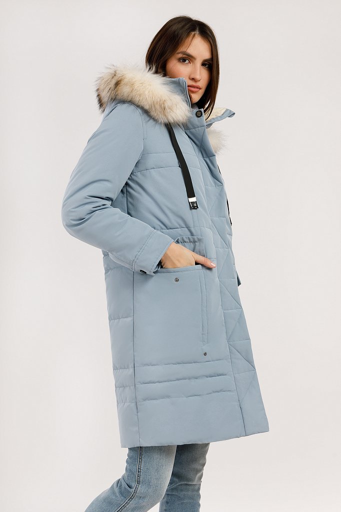 Пальто женское, Модель W19-12030, Фото №3