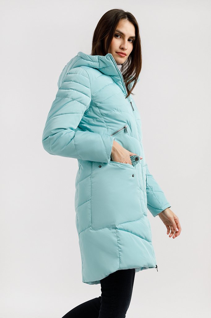 Пальто женское, Модель W19-11011, Фото №3