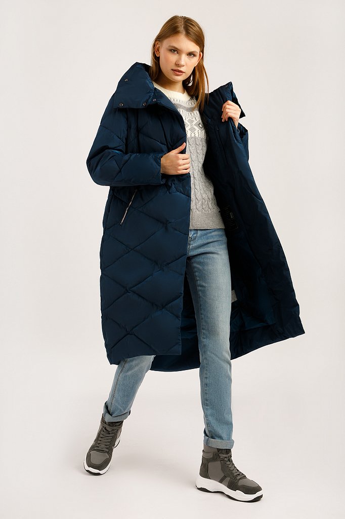 Пальто женское, Модель W19-12041, Фото №2